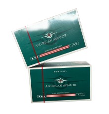 Гильзы для табака "American Aviator Menthol Filter 8.1/15мм" 100шт