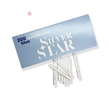 Гильзы для табака "SILVER STAR Blue Super Flow filter 8,1/15мм" (200)